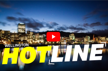 Wellington’s new talkback, messaging & TV show HOTLINE goes live.