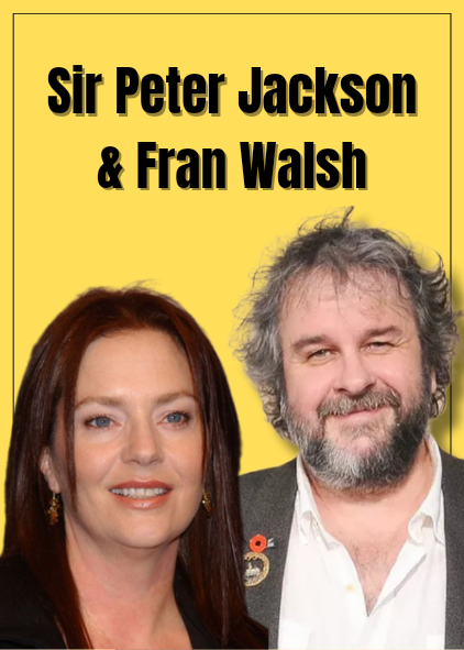 Sir Peter Jackson and Fran Walsh