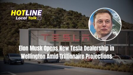 Elon Musk Opens New Tesla Dealership in Wellington Elon Musk Opens New Tesla Dealership in Wellington