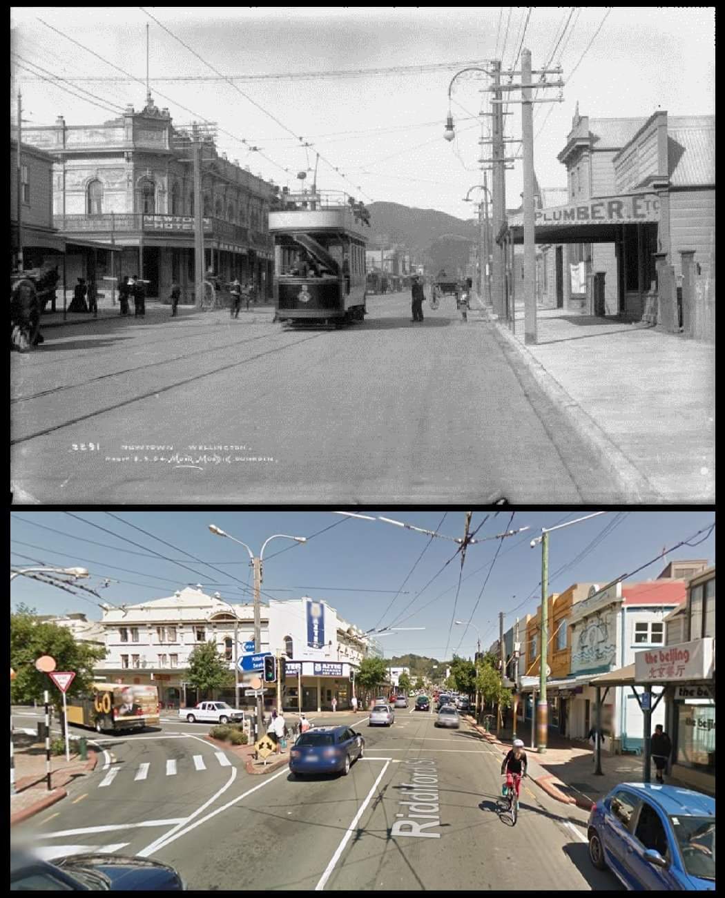 Riddiford Street, NEWTOWN 1904 & 2015