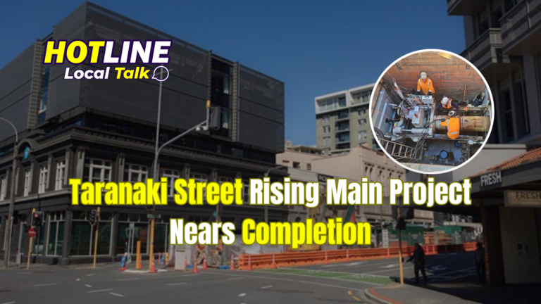 Taranaki Street Rising Main Project Nears Completion