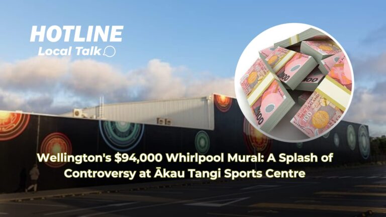 Wellington's $94,000 Whirlpool Mural A Splash of Controversy at Ākau Tangi Sports Centre