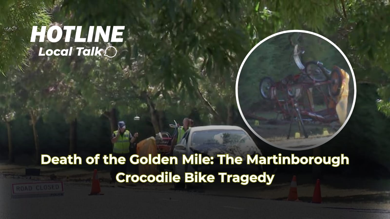 Death of the Golden Mile: The Martinborough Crocodile Bike Tragedy