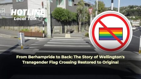 From Berhampride to Back: The Story of Wellington's Transgender Flag Crossing Restored to Original