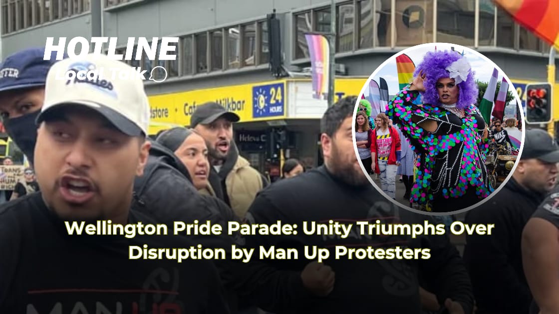 Wellington Pride Parade: Unity Triumphs Over Disruption by Man Up Protesters