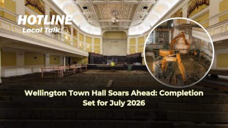 Wellington Town Hall Soars Ahead: Completion Set for July 2026 Wellington Town Hall Soars Ahead: Completion Set for July 2026