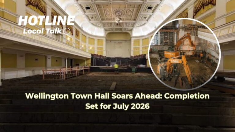 Wellington Town Hall Soars Ahead: Completion Set for July 2026