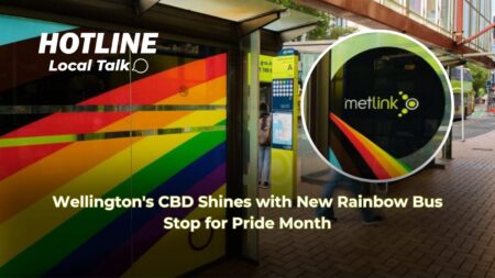 Wellington’s CBD Shines with New Rainbow Bus Stop for Pride Month Wellington's CBD Shines with New Rainbow Bus Stop for Pride Month