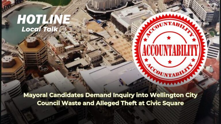 Mayoral Candidates Demand Inquiry into Wellington City Council Waste and Alleged Theft at Civic Square