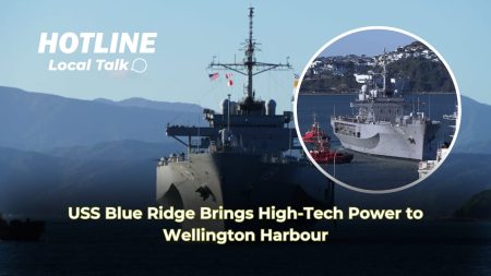 USS Blue Ridge Brings High-Tech Power to Wellington Harbour USS Blue Ridge Brings High-Tech Power to Wellington Harbour