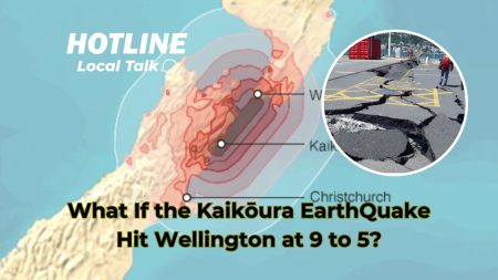 What If the Kaikōura EarthQuake Hit Wellington at 9 to 5?