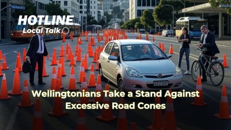 Wellingtonians Take a Stand Against Excessive Road Cones