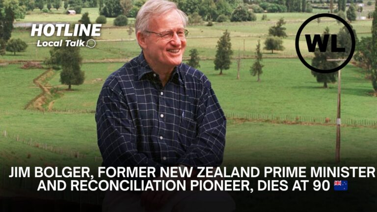 Jim Bolger, Former New Zealand Prime Minister and Reconciliation Pioneer, Dies at 90 🇳🇿