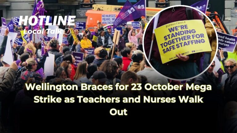 Wellington Braces for 23 October Mega Strike as Teachers and Nurses Walk Out