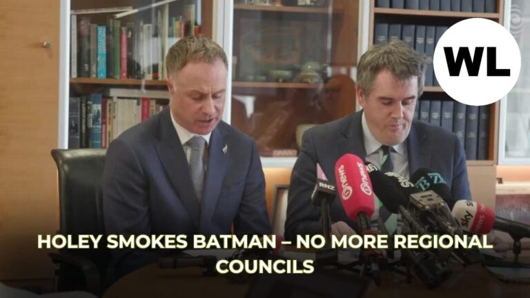 HOLEY SMOKES BATMAN – NO MORE REGIONAL COUNCILS