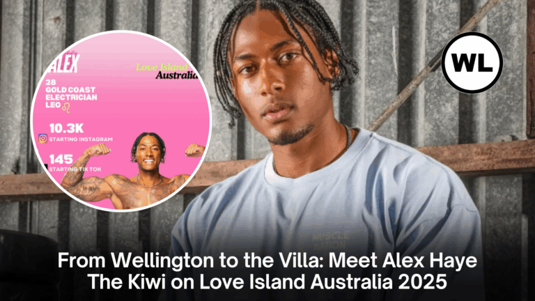From Wellington to the Villa: Meet Alex Haye, the Kiwi on Love Island Australia 2025