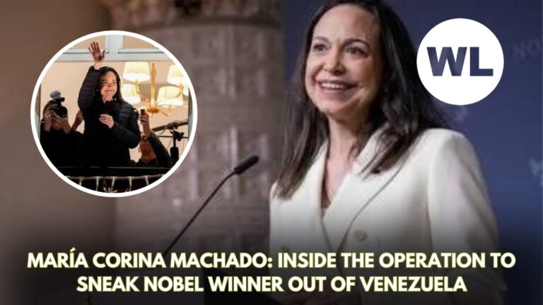 María Corina Machado: Inside the Operation to Sneak Nobel Winner Out of Venezuela