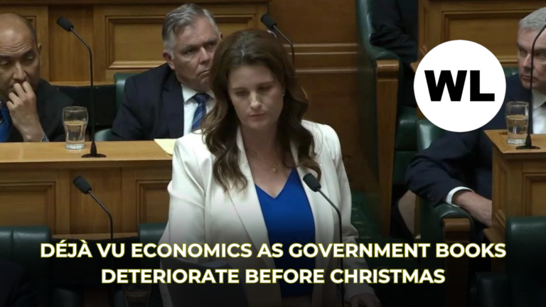 DéjàVu Economics as Government Books Deteriorate Before Christmas