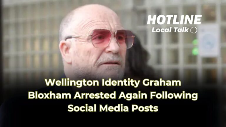 Wellington Identity Graham Bloxham Arrested Again Following Social Media Posts
