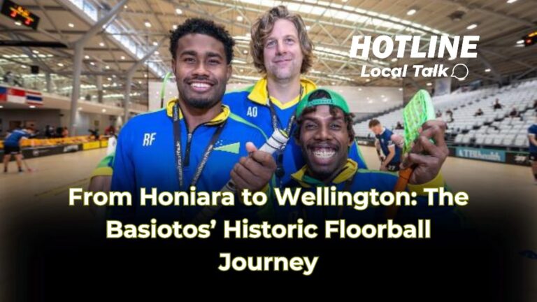 From Honiara to Wellington: The Basiotos’ Historic Floorball Journey